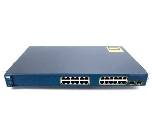 سوئیچ شبکه سیسکو 24 پورت WS-C3560G-24PS-S