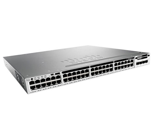 سوئیچ شبکه مدیریتی سیسکو 48 پورت WS-C3850-48P-S