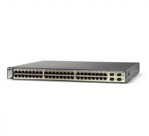 سوئیچ شبکه سیسکو 48 پورت WS-C3750G-48PS-S