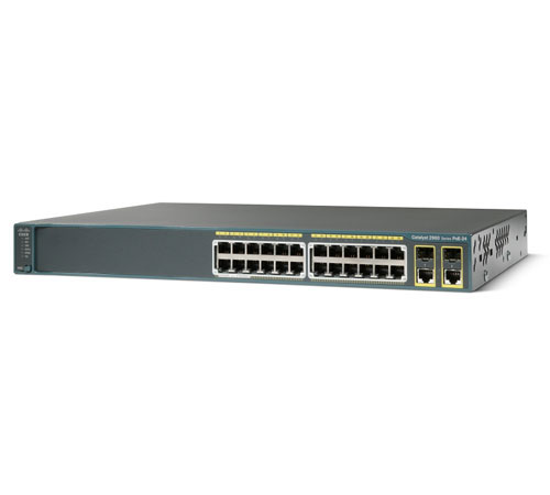 سوئیچ شبکه سیسکو 24 پورت WS-C2960-24PC-L