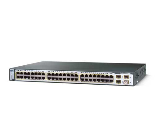 سوئیچ شبکه سیسکو 48 پورت WS-C3750-48TS-S