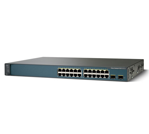 سوئیچ شبکه سیسکو WS-C3560V2-24TS-S 24-Port