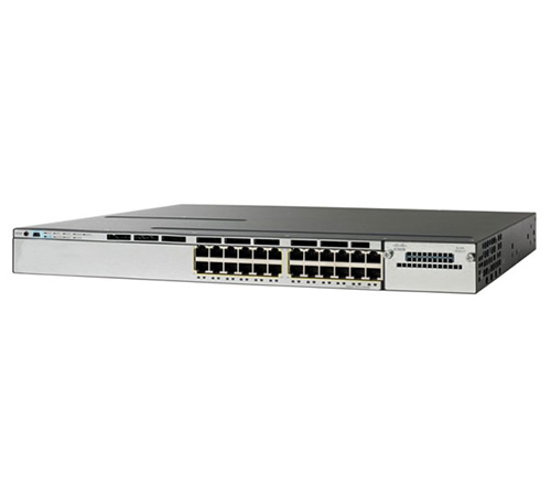 سوئیچ شبکه سیسکو 24 پورت WS-C3750X-24P-S
