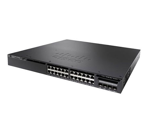 سوئیچ شبکه  مدیریتی سیسکو 24 پورت WS-C3650-24PS-L
